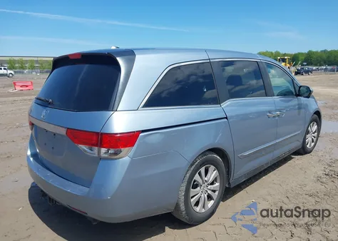 2014 Honda Odyssey Ex-L из США, поврежденный, VIN 5FNRL5H64EB049523